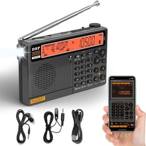 Draagbare kortegolfradio - AM/FM/SW ontvangst - 1 stuk