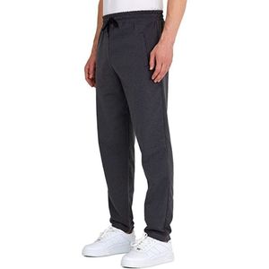 Comeor Joggingbroek heren met rits - Donker grijs - XL - trainingsbroek heren met rits - Lange sportbroek