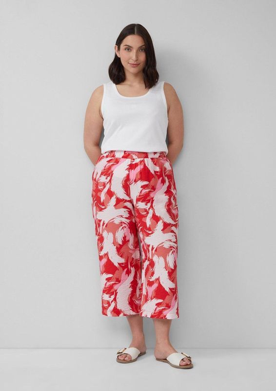Culottes - Lichte en Luchtige Broek - Trendy All-over Print