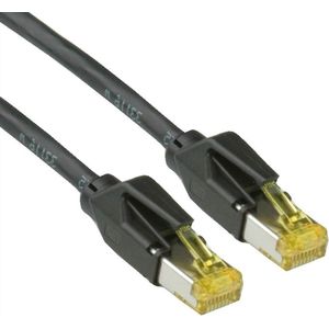 Draka UC900 premium S/FTP CAT6a 10 Gigabit netwerkkabel / zwart - 1 meter