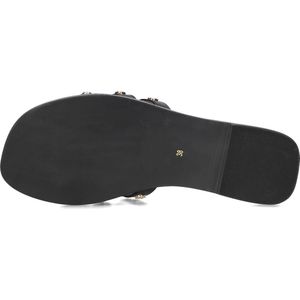 LINA LOCCHI Dames Slippers Led Slipper Met Studs Zwart - Maat 38