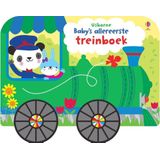 Baby's allereerste kartonboek met wielen 1 - Baby's allereerste treinboek