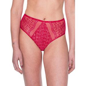 Louisa Bracq - Tweegy Hoge Slip Rouge A Levres - maat 48 - Rood/Goud