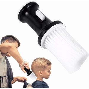 LATRAT Halsborstel, professionele multifunctionele kapper, Clean Neck Duster Soft, Barber Haircut Tools met onderste kap-design voor het toevoegen van talkpoeder (klein formaat)