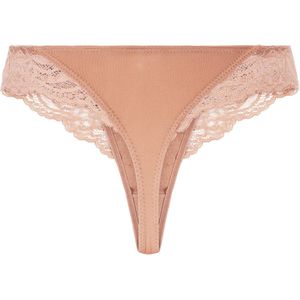 Hunkemöller Dames Lingerie String Sophie - Bruin - maat XS