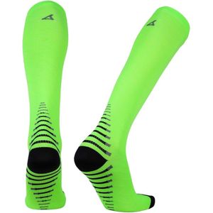 ATHLETIC ASSIST® Compressiekousen 20-30mmHg - Maat L/XL - Hardlopen Sportkousen Heren en Dames - Compressie sokken - Steunkousen Vliegtuig - 1 paar - kleur GROEN