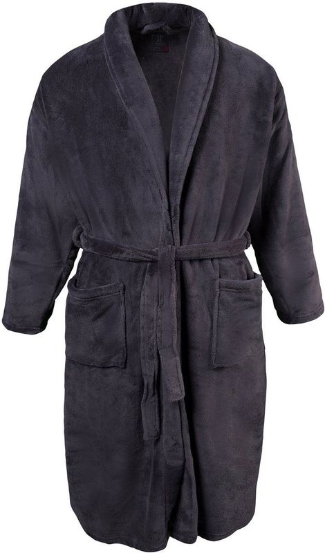 JP1880 - Badjas - Grijs - Lang
