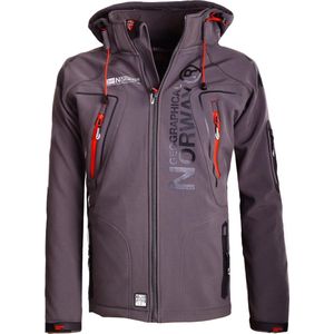 Geographical Norway Softshell Jas Heren Grijs Techno - S