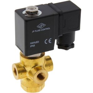 Magneetventiel TP-DA 1/8'' 3/2 Weg NC Messing EPDM 0-11bar 120V AC - TP-DA018B020E-120AC