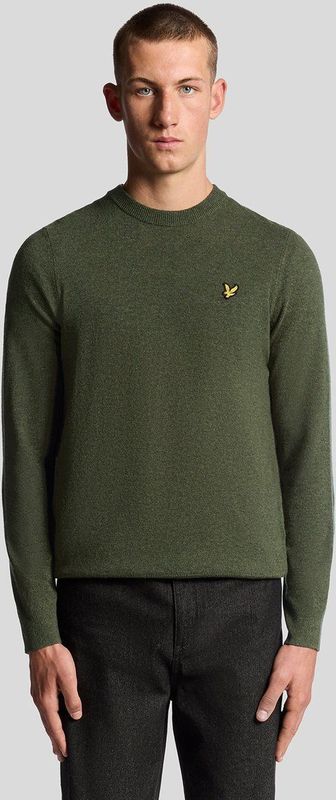 Lyle & Scott - KN2114VC - Gebreide Trui - Zacht - Ronde Hals - Lamswolmix