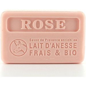 4x Savon de marseille rose ezelinnenmelk zeep - biologische zeep - Herstellend & voedend - franse zeep