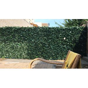 Intergard Kunsthaag balkonscherm tuinscherm hedera klimop 100x300cm