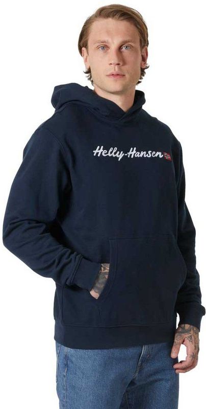 Helly Hansen Core Graphic Hoodie Blauw L Man
