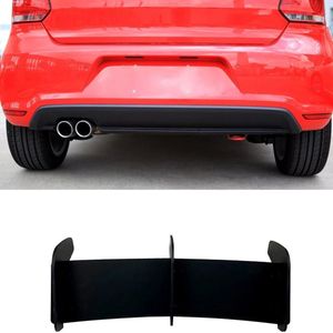 Diffuser Splitter Achterbumper Spoiler Styling Zwart Geschikt Voor Volkswagen Polo GTI MK5 6R 2010 t/m 2015