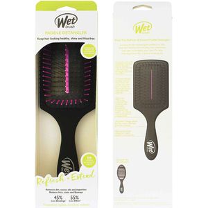 Wet Brush - Refresh and Extend Paddle - Ontwarborstel - Zwart - Ultra-zachte IntelliFlex-borstels