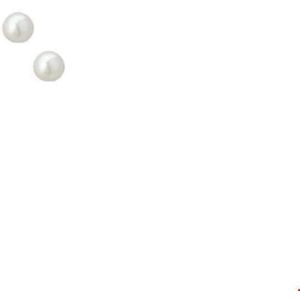 TFT Oorknoppen Parel Zilver Gerhodineerd Glanzend 4mm