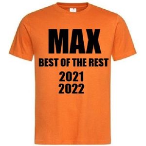 T-shirt met grappige tekst - Max Verstappen - Wereldkampioen - Formule 1 - F1 - Red Bull - 33 - 1 - maat L