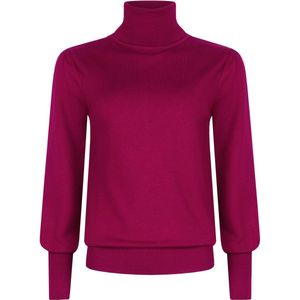 Ydence Knitted Top Liv Truien & vesten Dames - Sweater - Hoodie - Vest- Bordeaux - Maat L