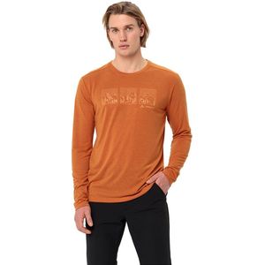 Vaude Rosemoor Iii T-shirt Met Lange Mouwen Oranje L Man