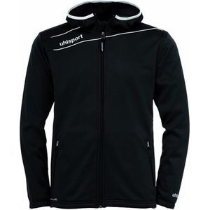 Uhlsport Stream 3.0 Hooded Jacket Zwart-Wit Maat XXS