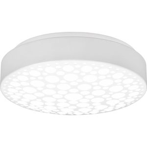 Reality - LED Plafondlamp - Plafondverlichting - 11W - Natuurlijk Wit 4000K - Rond - Wit - Kunststof