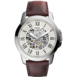 Fossil Grant ME3099 Herenhorloge 45 mm - Zilverkleurig