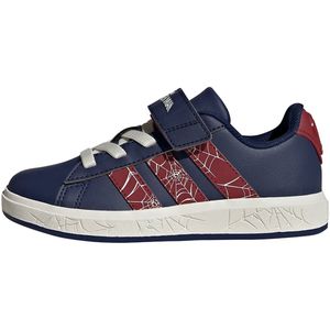 adidas Sportswear adidas Marvel Spider-Man Grand Court Schoenen - Kinderen - Blauw- 35 1/2