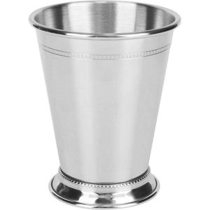 Roestvrij-Stalen Zilverkleurige Munt Julep Beker Cocktail - Gemengde Dranken Glazen - Bar Partij Bier Gehamerd koper - Moskou Mule Cup .