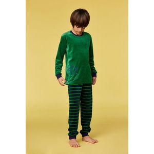 Woody pyjama unisex - duif - groen - 252-10-PLC-V/792 - maat 128
