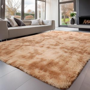 Hoogpolig tapijt, woonkamer, 200 x 300 cm, wasbaar, antislip, extra groot, ruig zacht tapijt, pluizige moderne vloertapijten, mat naast tapijten voor slaapkamer