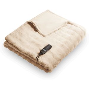 Duux Yentl Bubble Elektrisch Warmtedeken 200x200 cm – 9 standen – Beige