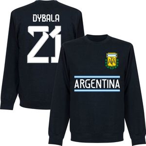 Argentinië Dybala 21 Team Sweater - Navy - Kinderen - 104