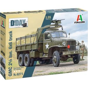 1:35 Italeri 6271 GMC 2 1/2 Ton. 6x6 Truck ""D-Day 80th Anniversary"" Plastic Modelbouwpakket