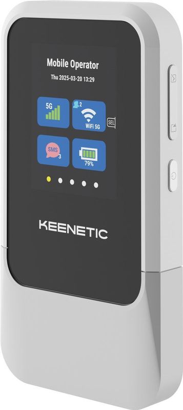 Keenetic - Roamer 5G - Portable Router - EU Stekker - Wi-Fi 6