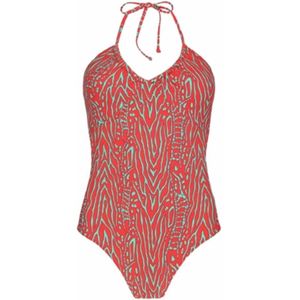 Badpak Barts Women Anangu V-Neck One Piece Red-Maat 36