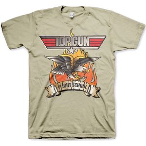Top Gun Flying Eagle T-Shirt Khaki-S