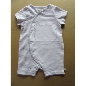 noukie's , combi ,kort , katoen , uni , wit  nouky beer,  3 maand  62