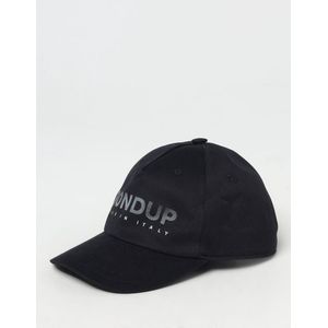 Dondup - Baseballpet - Zwart - Katoen - Met Logoprint
