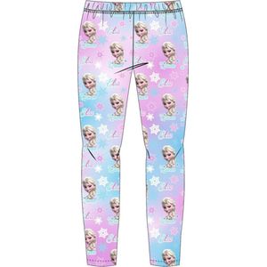 Frozen Legging - Elsa - Roze/Blauw - Maat 134 - Materiaal: 92% polyester + 8% elastaan