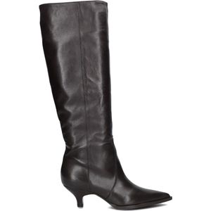 Lina Locchi - AV 256 - Bruine Puntige Hoge Hak Laarzen - Dames - 6 cm Kegelhak
