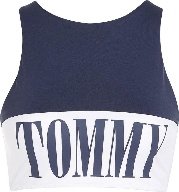 Tommy Jeans Uw0uw04080 Bikinitop Blauw S Vrouw