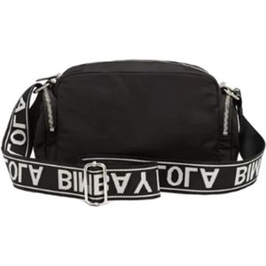 Verstelbare Nylon Dames Schoudertas - Grote Capaciteit en Modieus Zwart met Hoge Bescherming