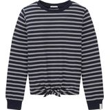 TOM TAILOR striped sweat w. knot Meisjes Trui - Maat 176