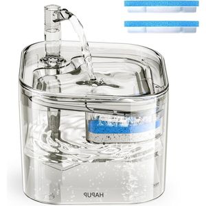 Waterfontein 2,2 L Kat Automatisch Drinkfontein Kattendrinker Stil Huisdieren 2 Werkstanden Vervangende Filters Intelligent Pomp