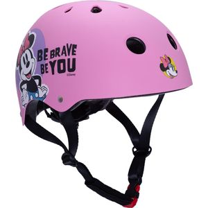 Kinder Fietshelm Meisjes Minnie Mouse 52-56 cm Kinderhelm Roze Disney