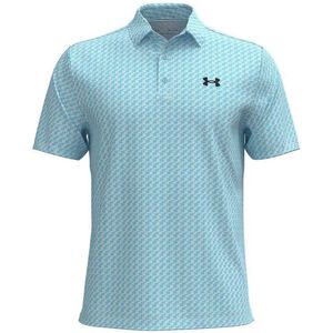 Under Armour Golf Playoff 3.0 Printed Korte Mouw Poloshirt Blauw L / Regular Man