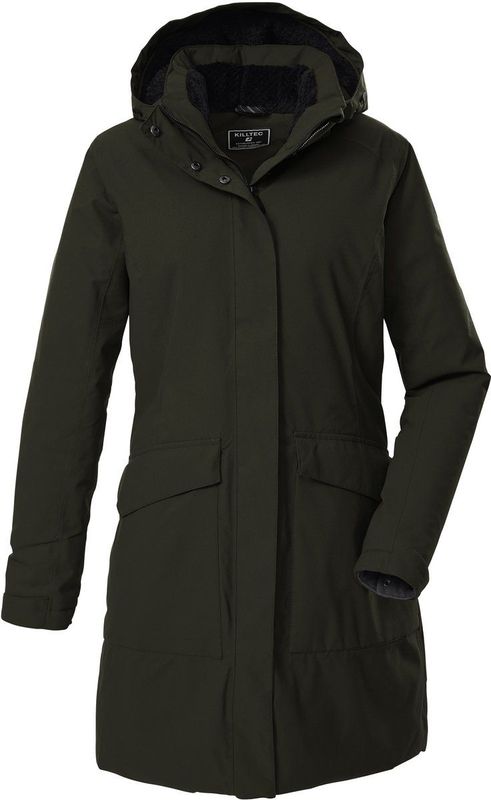 Killtec - KOW 18 Women Parka - Winterjas - Donker Groen - Dames
