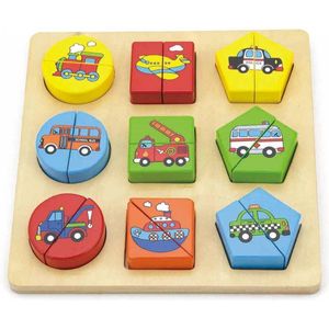 Puzzel New Classic Toys: voertuigen 20x20x3 cm