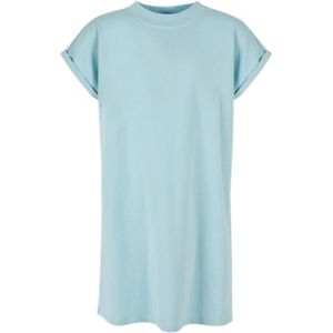 Urban Classics - Turtle Extended Shoulder Kinder Korte jurk - Kids 146/152 - Blauw