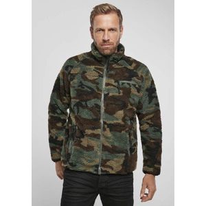 Brandit - Teddyfleece Jacket - 3XL - Groen/Bruin